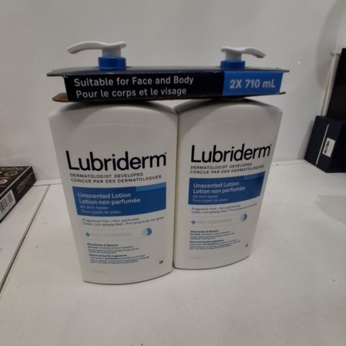 2PK LUBRIDERM + PRO-CERAMIDE UNSCENTED LOTION FOR ALL SKIN TYPES - 710ML/EACH image 3