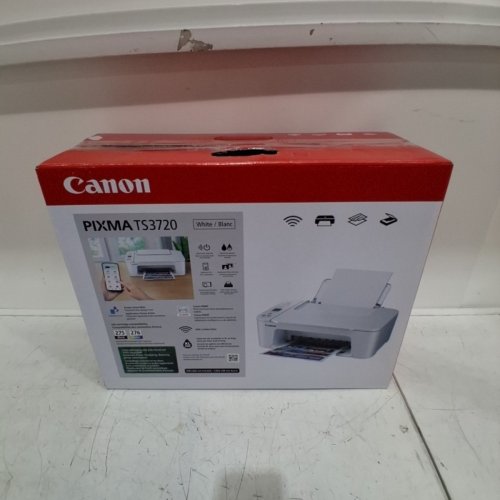 CANON PIXMA WIRELESS ALL-IN-ONE COLOUR PRINTER - WHITE (MODEL: TS3720) image 4