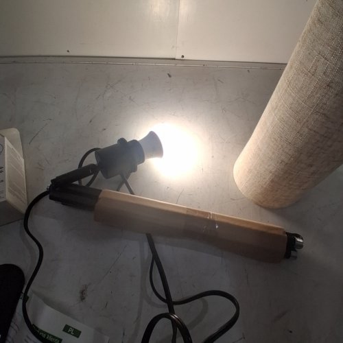 OUTON FLOOR LAMP WITH LINEN SHADE - 110-120 V - 60W - 2700K-5000K - BEIGE (MODEL: H-ZGD0005) image 2