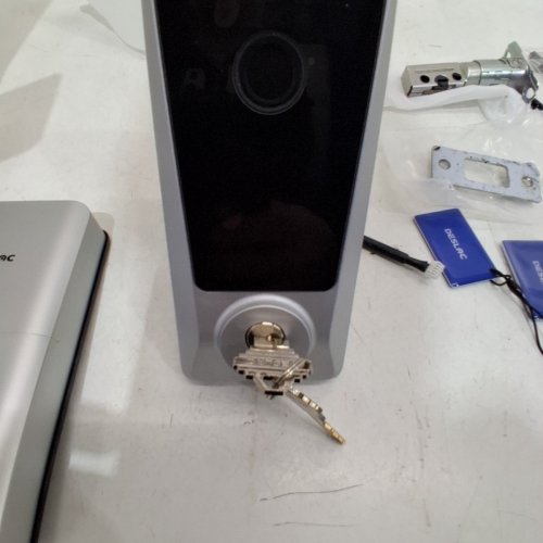 DESLOC SMART LOCK D110 PLUS WI-FI FINGERPRINT SMART FRONT DOOR DEADBOLT LOCK WITH TOUCHSCREEN KEYPAD, WATERPROOF, APP REMOTE CONTROL, AUTO LOCK & KEYLESS ENTRY - SILVER (MODEL: D110PLUS) image 7