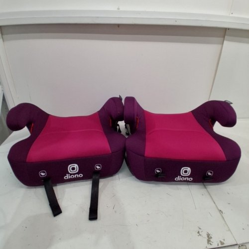 2PK DIONO SOLANA 2 BACKLESS BOOSTER CAR SEAT - PURPLE/PINK (MODEL: 32125-NA-01) image 3