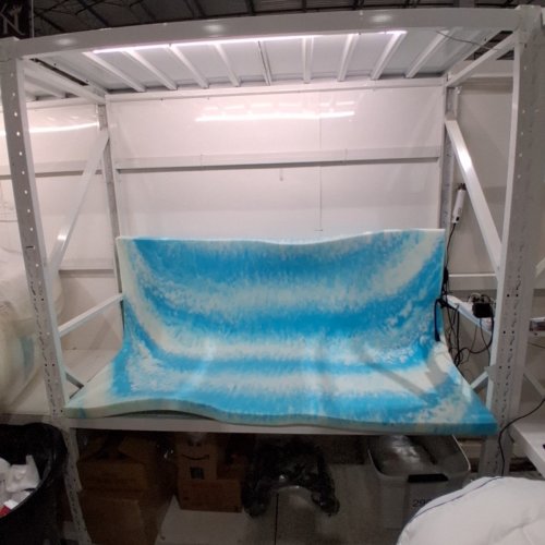 PREMIUM DUAL LAYER MEMORY FOAM MATTRESS TOPPER - 3" - TWIN SIZE image 3