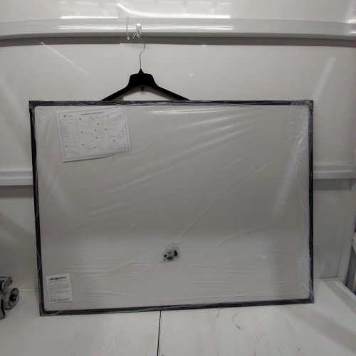 VIZ-PRO CORK BULLETIN BOARD WITH SELF-HEALING SURFACE AND CONCEALED MOUNTING HARDWARE - 48" X 36" - BLACK FRAME (MODEL: NB4836CBK) image 2