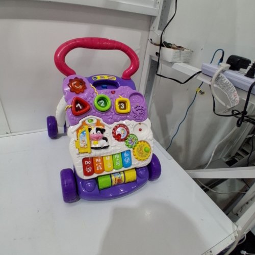 VTECH SIT-TO-STAND LEARNING WALKER - LAVENDER (MODEL: 80-077081) image 3