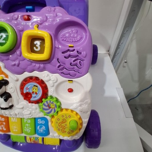 VTECH SIT-TO-STAND LEARNING WALKER - LAVENDER (MODEL: 80-077081) image 4