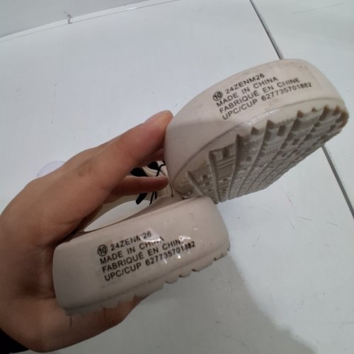 WOMEN'S SLIDE SANDALS - 10 - CREAM (STYLE: 24ZENM26) image 4