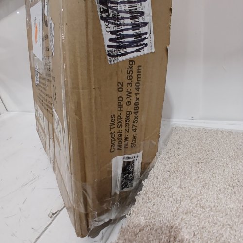 10PK VEVOR CARPET TILES - 18" - BEIGE (MODEL: SXP-HPD-02) image 2