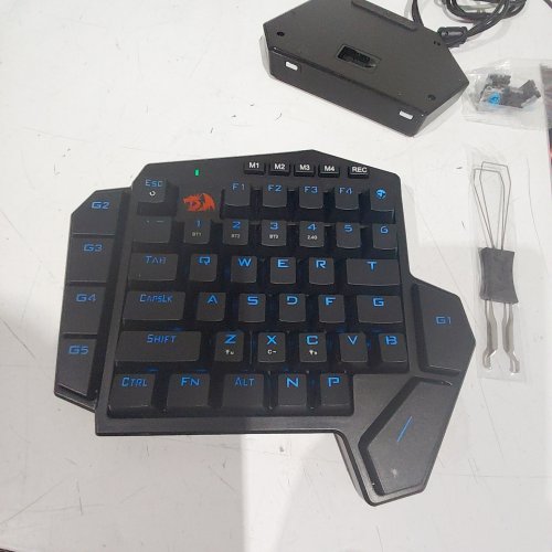REDRAGON K585 PRO DITI ELITE WIRELESS ONE-HANDED MECHANICAL KEYBOARD - 42 KEYS, 3-MODE RGB, 40% GAMING KEYPAD, 7 ONBOARD MACRO KEYS, DETACHABLE WRIST SUPPORT, RED SWITCHES (MODEL: K585RGB-KS) image 2