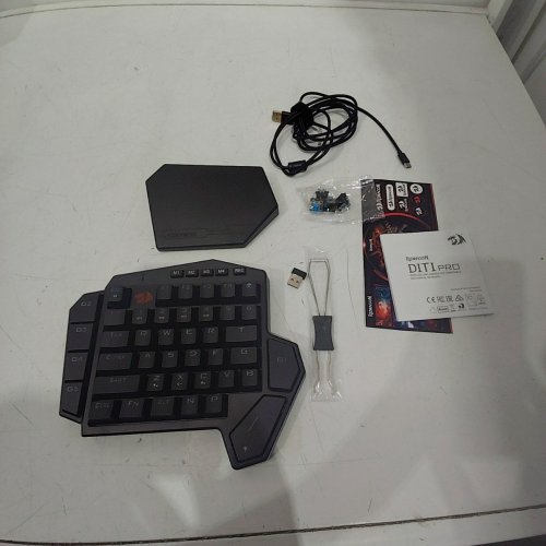 REDRAGON K585 PRO DITI ELITE WIRELESS ONE-HANDED MECHANICAL KEYBOARD - 42 KEYS, 3-MODE RGB, 40% GAMING KEYPAD, 7 ONBOARD MACRO KEYS, DETACHABLE WRIST SUPPORT, RED SWITCHES (MODEL: K585RGB-KS) image 3