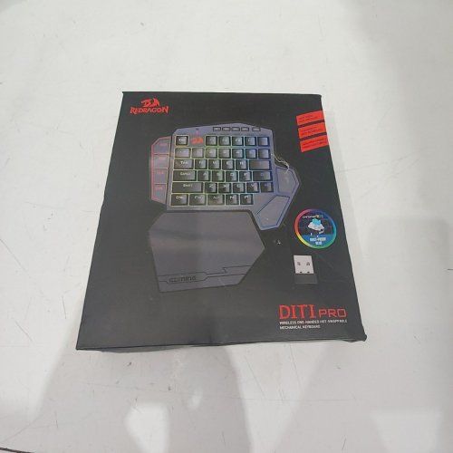 REDRAGON K585 PRO DITI ELITE WIRELESS ONE-HANDED MECHANICAL KEYBOARD - 42 KEYS, 3-MODE RGB, 40% GAMING KEYPAD, 7 ONBOARD MACRO KEYS, DETACHABLE WRIST SUPPORT, RED SWITCHES (MODEL: K585RGB-KS) image 4