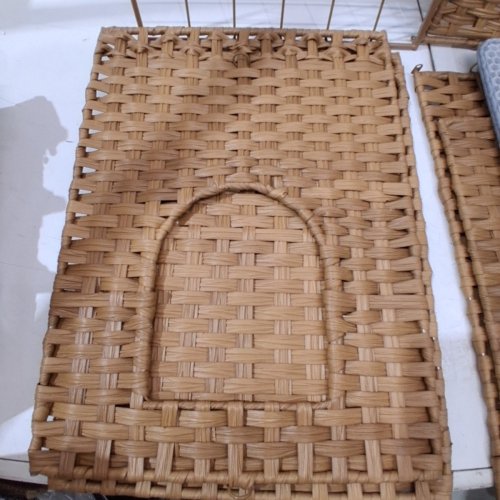 FEANDREA RATTAN HIDDEN CAT LITTER BOX ENCLOSURE - 27.5" X 22" - TAN image 4