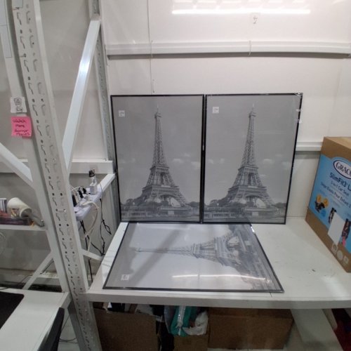 3PK UPSIMPLES WALL GALLERY PHOTO FRAMES - 24" X 36" - BLACK (MODEL: FUP0301069) image 2