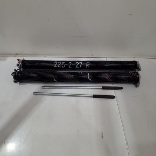 VEVOR GARAGE DOOR TORSION SPRINGS - 0.225" X 2" X 27" - BLACK - (MODEL: 225-2-27) image 2