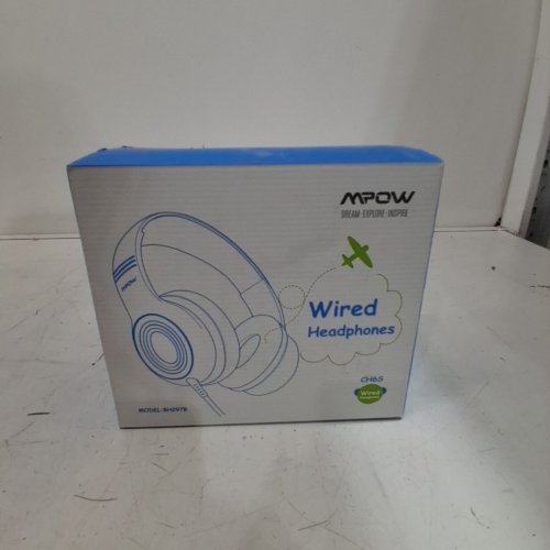 KIDS MPOW CH6S WIRED OVER-EAR HEADPHONES WITH 85DB/94DB VOLUME LIMITER AND IN-LINE MIC - PINK / WHITE (MODEL: BH297B) image 4