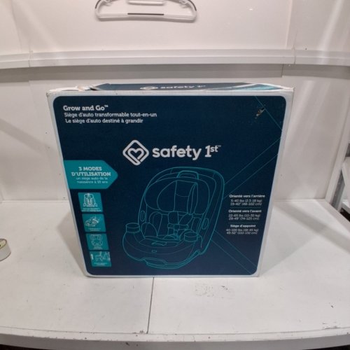 SAFETY 1ST GROW AND GO ALL-IN-ONE CONVERTIBLE CAR SEAT - BLACK (MODEL:22618CDER) image 5