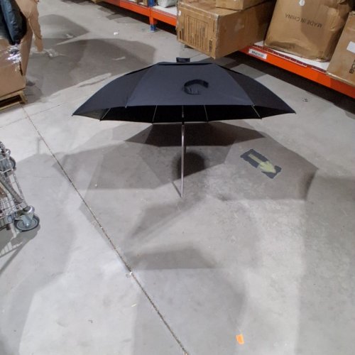 NBTOUS DOUBLE CANOPY BEACH 360°ADJUSTABLE PORTABLE UMBRELLA WITH CLAMP - BLACK (MODEL:CA-JIA20120) image 4