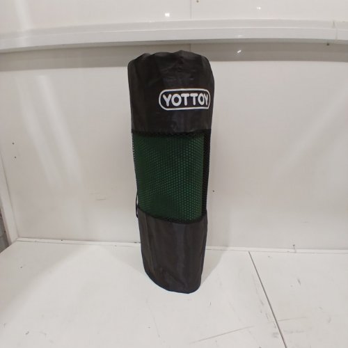YOTTOY PROFESSIONAL TPE EXERCISE & YOGA MAT, NON SLIP WORKOUT MAT - 32" X 72" X 0.5" - GREEN image 5
