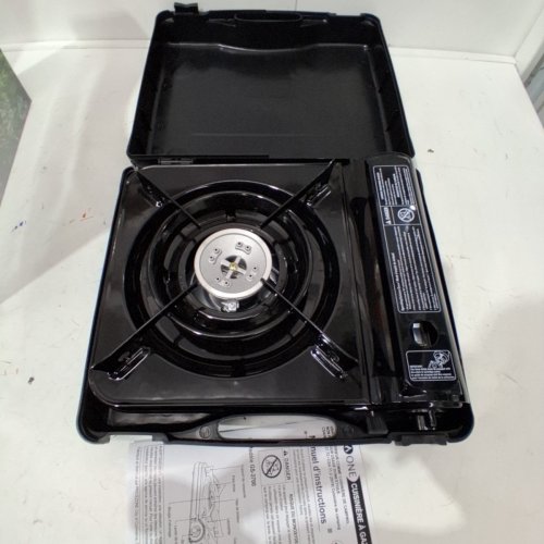 GASONE PORTABLE BUTANE GAS STOVE - 10,000 BTU - BLACK (MODEL: GS-3700 / 1449740) image 3