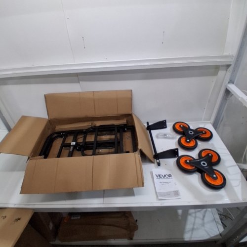 VEVOR STAIR CLIMBING CART - 460LBS - BLACK/ORANGE (MODEL: KT-2025D) image 3