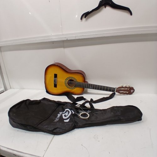 PYLE 6 STRING BEGINNER CLASSICAL ACOUSTIC GUITAR KIT - 3/4 SIZE - RIGHT HANDED - GLOSSY BROWN (MODEL:PGACLS82CBS.X9) image 2