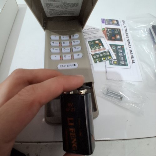 3PC DDCAFOR GARAGE DOOR OPENER KEYPAD WITH 2 GARAGE DOOR OPENER REMOTE - FOR LIFTMASTER/CHAMBERLAIN/CRAFTSMAN - (MODEL877MAX) image 2