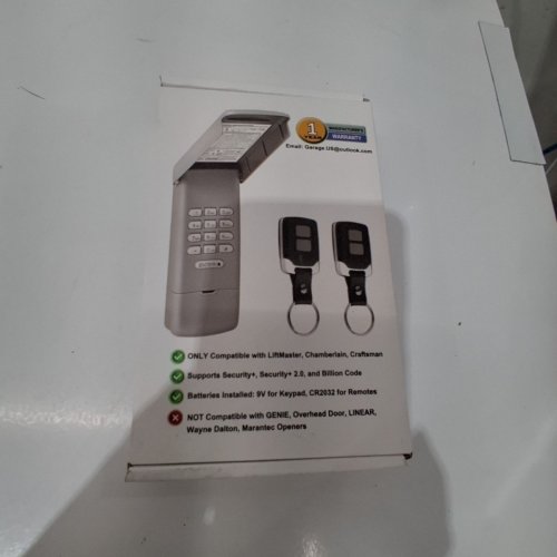 3PC DDCAFOR GARAGE DOOR OPENER KEYPAD WITH 2 GARAGE DOOR OPENER REMOTE - FOR LIFTMASTER/CHAMBERLAIN/CRAFTSMAN - (MODEL877MAX) image 4