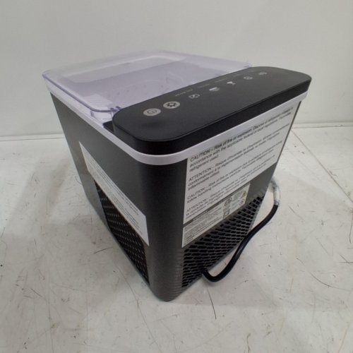 EUHOMY SELF-CLEANING BULLET COUNTERTOP PORTABLE ICE MAKER - MAKES 27LB PER DAY - BLACK (MODEL: IMB1008CA-UL) image 5