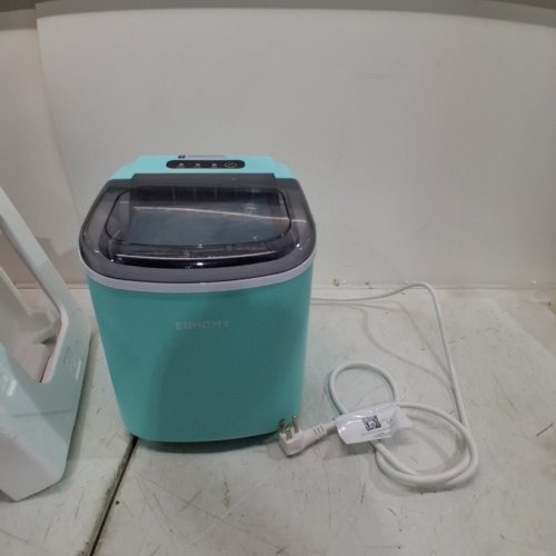 EUHOMY COUNTERTOP ICE MAKER MACHINE WITH HANDLE, BASKET AND SCOOP - MAKES 26LBS PER DAY - BLACK (MODEL: IM-06H/IM001-BGE-CAEH) image 3