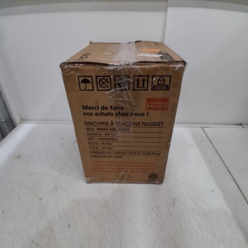 EUHOMY COUNTERTOP NUGGET ICE MAKER - 34LBS/DAY - BLACK (MODEL: IM-12S) image 6
