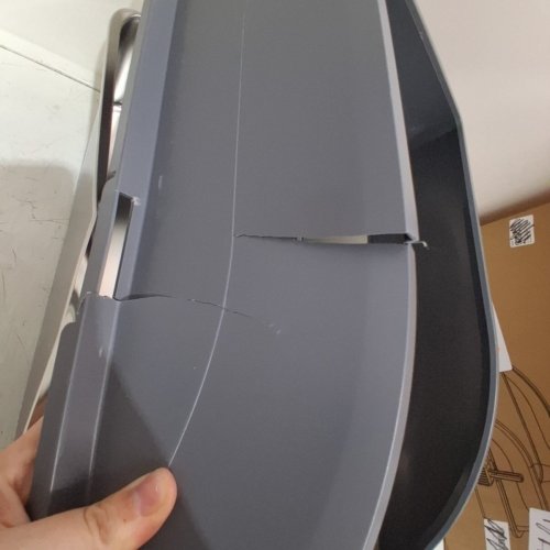 KISENG STAINLESS STEEL CAT LITTER BOX - 23" X 14" - DARK GREY image 4