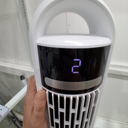 DREO OSCILLATING SMART TOWER FAN - 4 SPEEDS - 3 MODE - 28DB - 45W - WHITE (MODEL: DR-HTF017S) image 2
