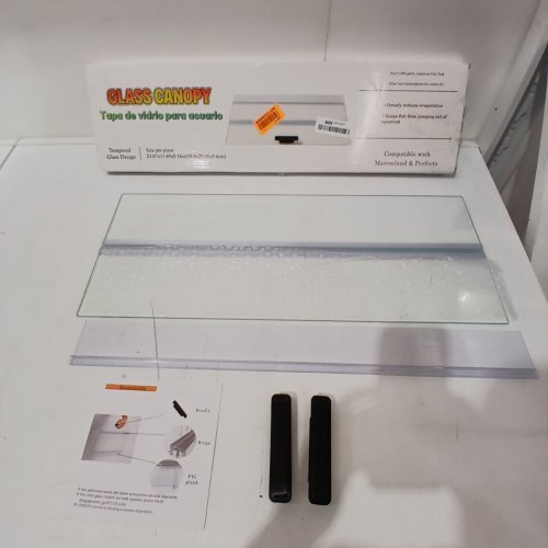 2PC H2PRO GLASS CANOPY - FITS 23" TANK - CLEAR image 2