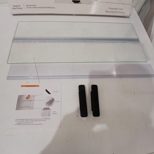 2PC H2PRO GLASS CANOPY - FITS 23" TANK - CLEAR image 3