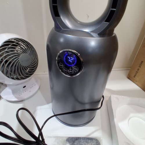 BLADELESS STAND FAN WITH REMOTE CONTROL - BLACK image 3
