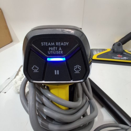 BISSELL 3-IN-1 POWERSTEAMER HEAVY DUTY STEAM MOP & HANDHELD CLEANER - GREY/YELLOW (MODEL: 2685B) image 3