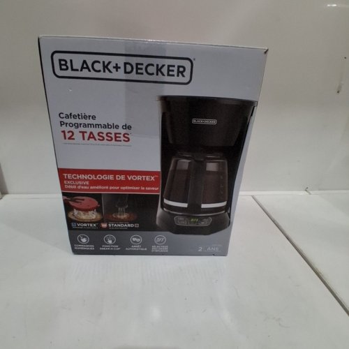 BLACK AND DECKER 12-CUP COFFEE MAKER WITH VORTEX TECHNOLOGY - BLACK (MODEL: CM1110BC) image 5
