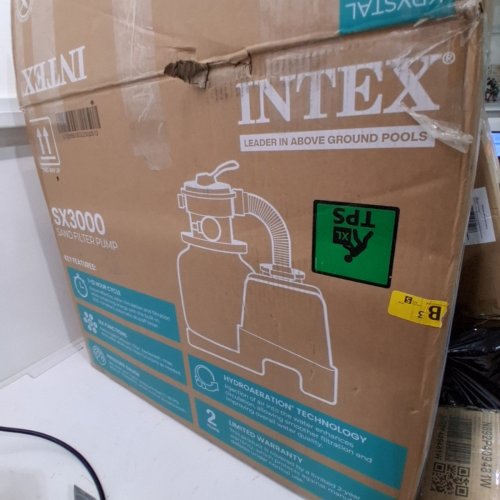 INTEX KRYSTAL CLEAR SAND FILTER PUMP FOR ABOVE GROUND POOLS: 5500 TO 19,600 GAL, 3000 GPH, 120 LBS SAND CAPACITY - 110-120 V (ITEM: 26651EG) image 9