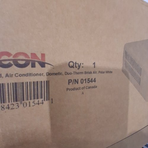 ICON AFTERMARKET RV DOMETIC BRISKAIR SHROUD AIR CONDITIONER SHROUD- 35.5" X 29.5" X 10.7" - POLAR WHITE (ITEM: 01544) image 2