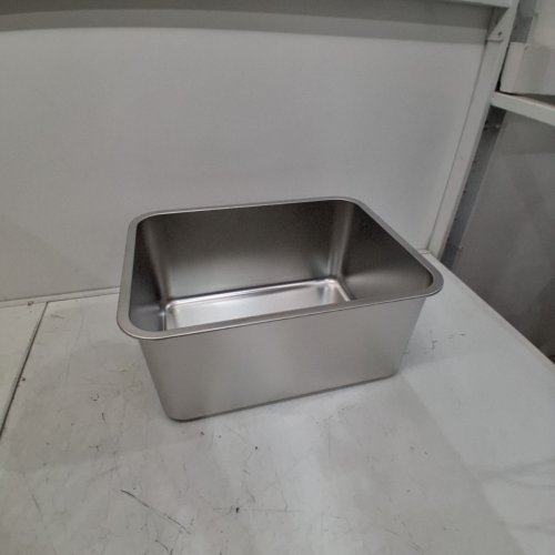 KUNWU STAINLESS STEEL PET LITTER BOX - 18" X 14" X 6" - SILVER image 2