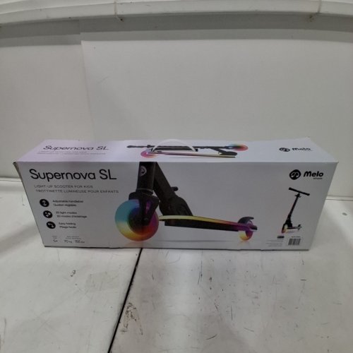 MELO SUPERNOVA SL ULTIMATE LIGHT UP KIDS SCOOTER - 155LBS CAPACITY - MULTI COLOR (MODEL:1929662) image 3