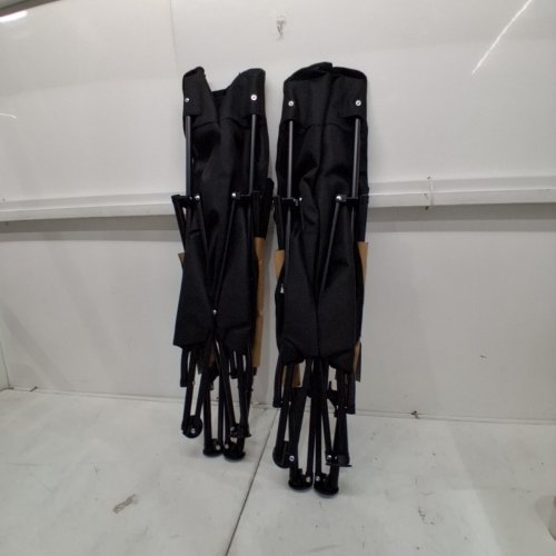 2PK SONGMICS PORTABLE BEACH CHAIR WITH CARRY CASE*** CHAIRS ONLY*** - BLACK (MODEL: GCB067B01) image 2