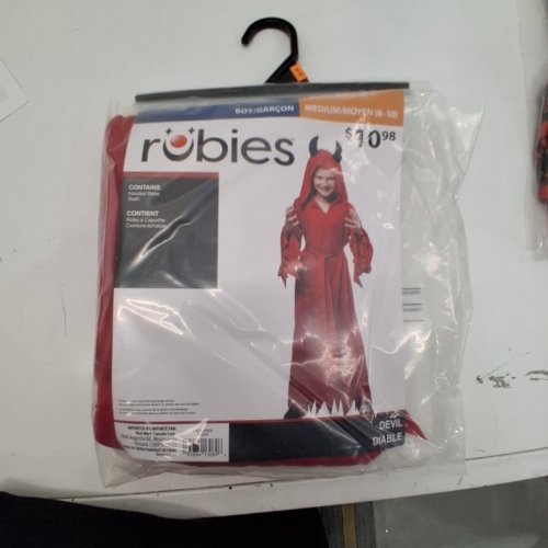 KID'S RUBIES DEVIL COSTUME - MEDIUM - RED (STYLE: DEVIL) image 2