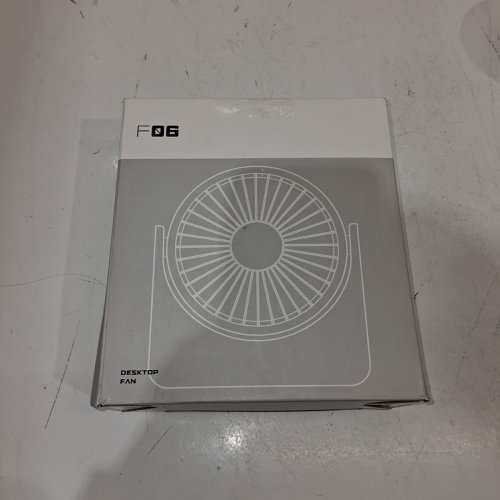 USB POWERED DESK FAN WITH ACRYLIC BASE - 3 MODES - BLACK image 4