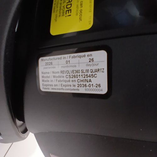 EVENFLO REVOLVE360 EXTEND ROTATING CAR SEAT - QUARTZ (MODEL:CS360212545C) image 3