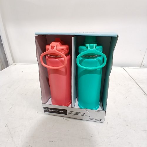 2PC THERMOFLASK INSULATED BOTTLES - 24 OZ EACH - ORANGE (ITEM: 2730866) image 2