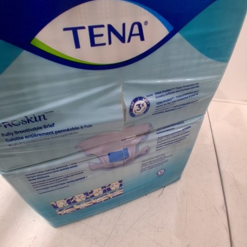 40PK UNISEX TENA PROSKIN FULLY BREATHABLE BRIEF - MEDIUM - WHITE image 3