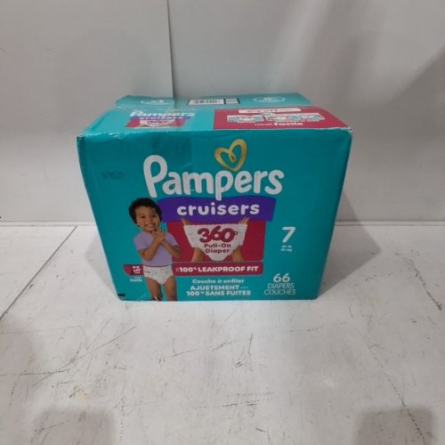 66PK PAMPERS CRUISERS 360° DIAPERS - SIZE 7 - MULTICOLOURED image 3