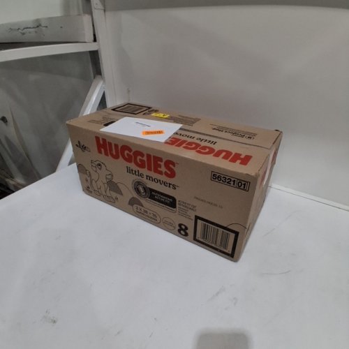 76PK HUGGIES LITTLE MOVERS DIAPERS - SIZE 8 image 2