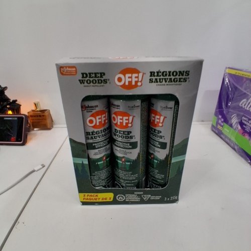 3PK OFF! DEEP WOODS INSECT REPELLENT LONG LASTING PROTECTION - 255G EACH image 2