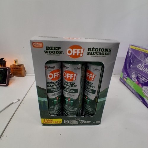 3PK OFF! DEEP WOODS INSECT REPELLENT LONG LASTING PROTECTION - 255G EACH image 3